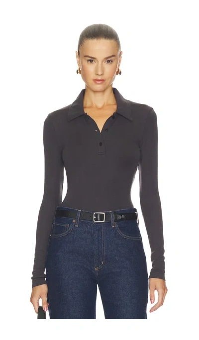 Agolde Amos Polo In Gray