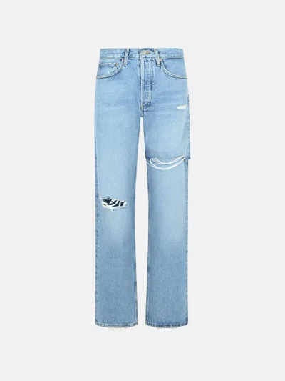 Agolde 'amryn' 'release' Denim Jeans In Blue