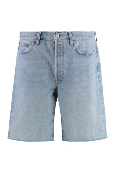 AGOLDE ANSON DENIM BERMUDA SHORTS
