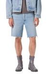 Agolde Anson Cut Off 10 Denim Shorts In Force