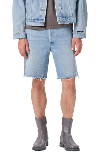 AGOLDE AGOLDE ANSON RAW HEM DENIM SHORTS