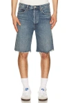 Agolde Anson Short In Blue