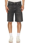 Agolde Anson Short In Black