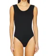 Agolde Ara Bodysuit In Black
