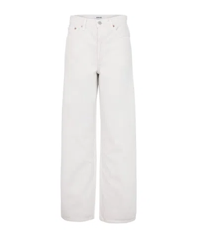 Agolde Arc 32 Straight Jeans In White