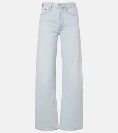 Agolde Arc 32 Wide-leg Jeans In Blue