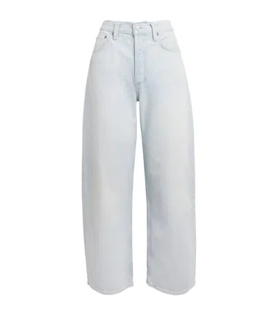 Agolde Arc Barrel-leg Jeans In Blue