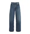 Agolde Arc Bow-leg Jeans In Blue