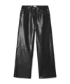 Agolde Arc Jean 32' (recycled Leather) In Multi