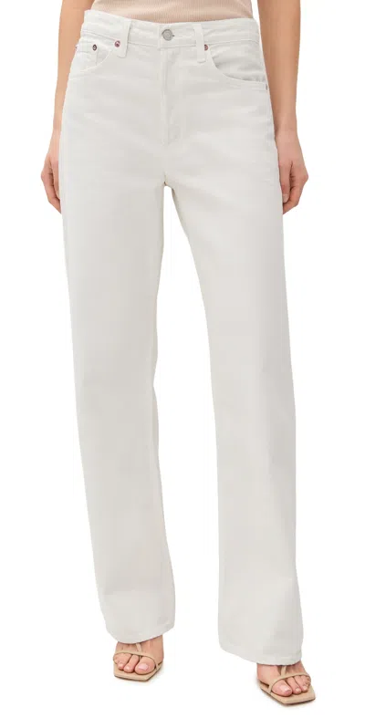 Agolde Arc Jeans Chalk White