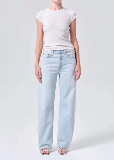 Agolde Arc Jeans In Weightless In Tangent In Blue