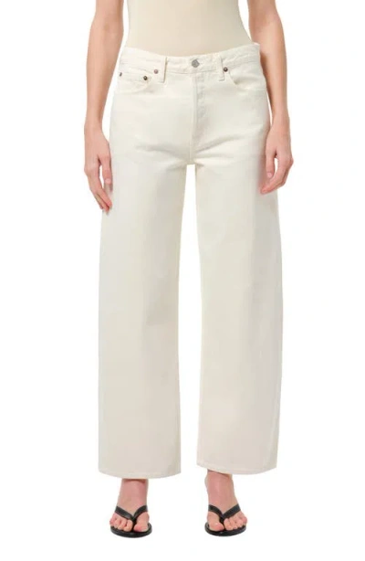 Agolde Arc Loose Wide Leg Jeans In Neutral
