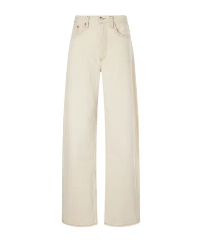 Agolde Arc Straight-leg Jeans In Neutral