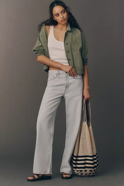 Agolde Arch High-rise Tapered Jeans In Blue