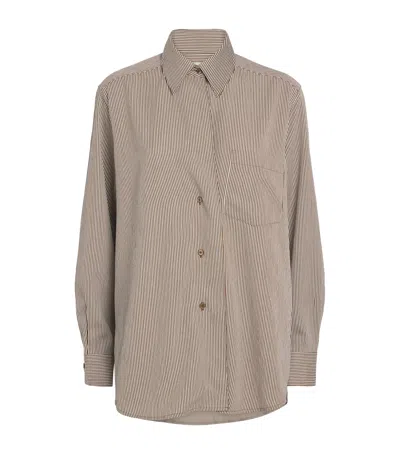 Agolde Aris Stripe Shirt In Multi