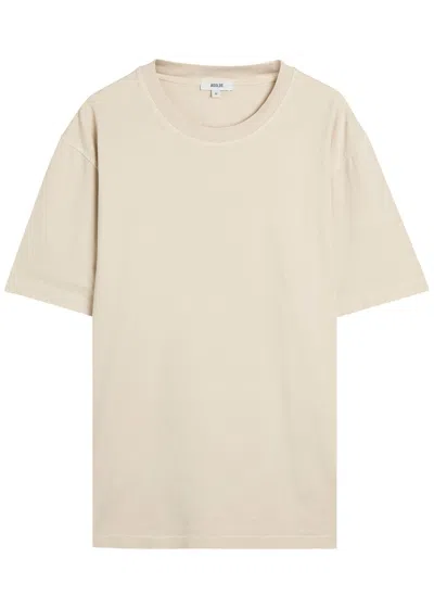Agolde Asha Short-sleeve T-shirt In Neutral