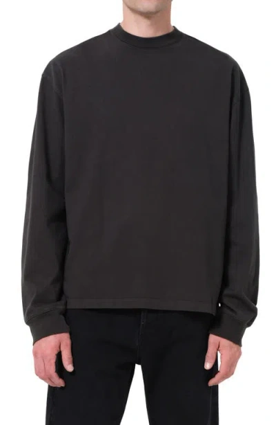 AGOLDE AGOLDE ASHA LONG SLEEVE COTTON T-SHIRT