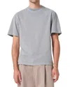 Agolde Asha Mock Neck Tee In Patagonia