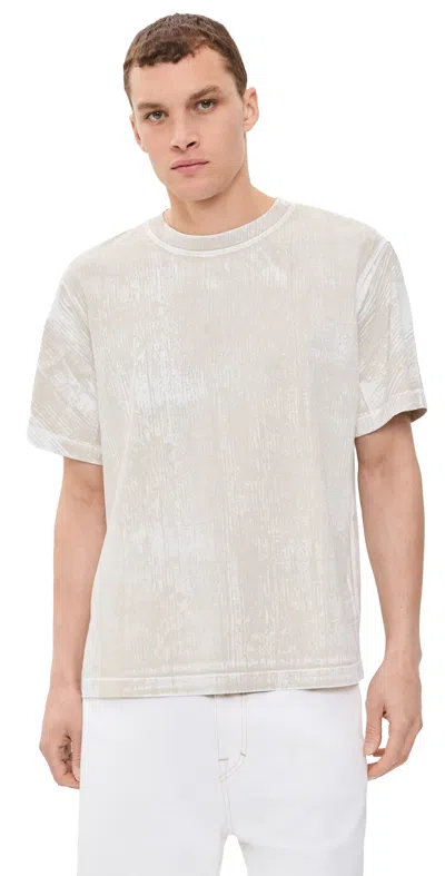Agolde Asha Mock Neck Tee Tempo In White