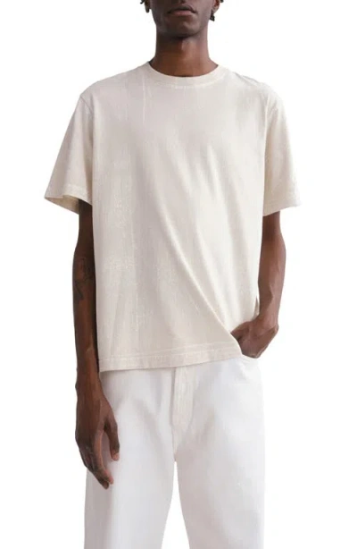 Agolde Asha Paint Print T-shirt In White