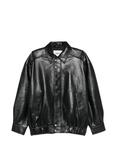 Agolde Aston Seam Detail Jacket In Black