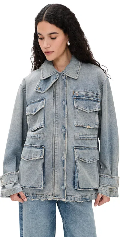 Agolde Aubrey Jacket Conclusion In Blue