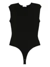 Agolde Aura Sleeveless Bodysuit In Black