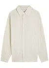 Agolde Aurel Striped Cotton-poplin Shirt In Neutral