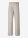 Agolde Baggy Fit Slung Jeans In Neutral