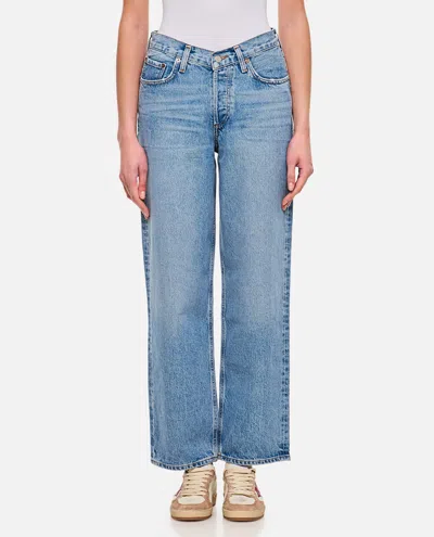 Agolde Baggy Jeans In Blue