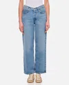 Agolde Valen Straight Leg Jeans With Faded Wash In Blue
