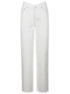 Agolde Baggy Jeans In White