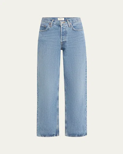 Agolde Baggy V-waist Jeans In Fairway