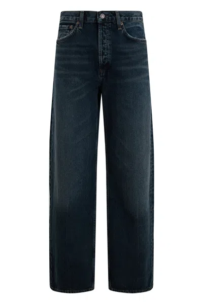 Agolde Balloon Fit Jeans In Grey