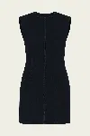 Agolde Barton Dress In Ink In Black