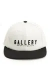 Agolde Baseball Cap With Gallery Embroidery In White