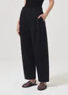Agolde Becker Baggy Fit Chino Pants In Black