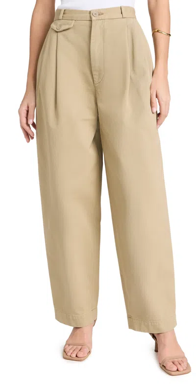 Agolde Becker Chino Trousers Dill