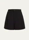 AGOLDE BECKER DENIM TROUSER SHORTS