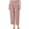Agolde Becker Pleated Relaxed Fit Twill Chinos In Spider Lily