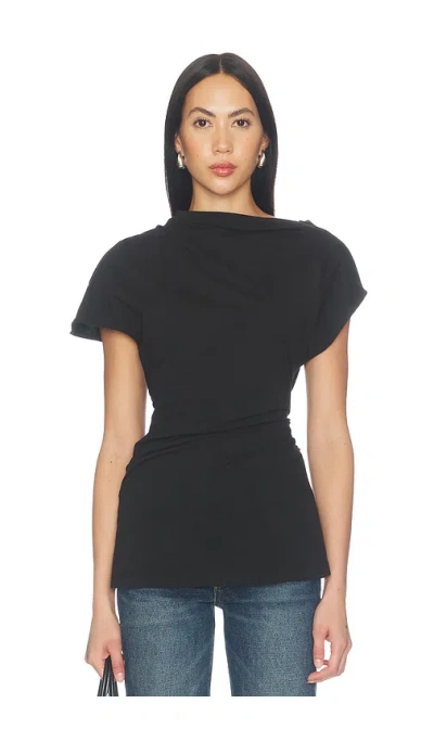 Agolde Beckly Tee In Black