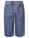 Agolde Beesley Buttoned Denim Shorts