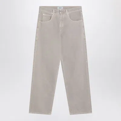 AGOLDE AGOLDE BEIGE JEANS IN REGENERATED DENIM