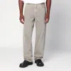 Agolde Washed Straight Jeans In Metallic