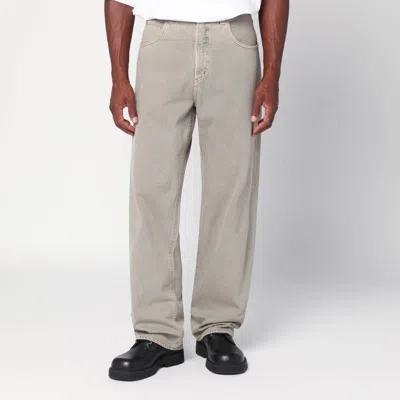 AGOLDE AGOLDE  BEIGE JEANS IN REGENERATED DENIM