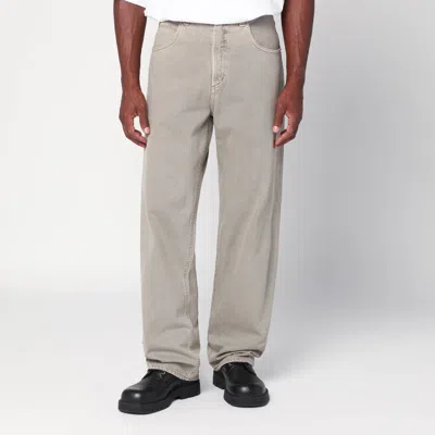 AGOLDE AGOLDE BEIGE JEANS IN REGENERATED DENIM