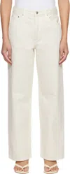 Agolde Arc Jeans In Neutral