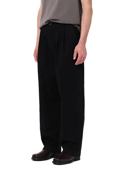 Agolde Belt Loop Casual Pants In Black