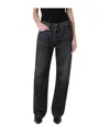 Agolde Kelly High Rise Jean In Eclipse In Black