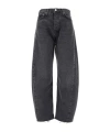 Agolde High-waisted Straight-leg Jeans In Black